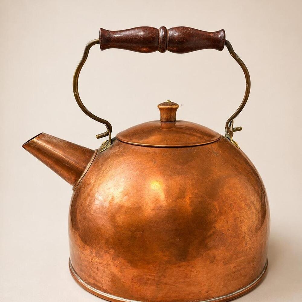 Vintage New Pfaltzgraff Ware Copper Kettle Kitchen Decor Korea - Picture 2 of 4